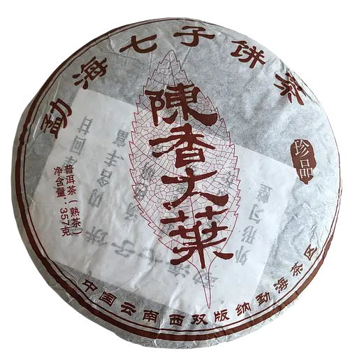 Шу пуер Chen Xiang Da Cha 2015 року млинець 357 г