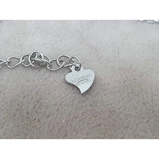 Серебряный браслет Silvex 925 с фианитами на ногу. Б2Ф/707Н - фото 5