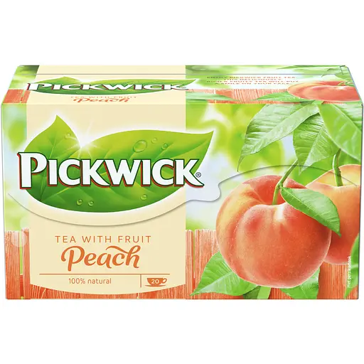 Чай черный Pickwick ароматизированный с кусочками персика 20 шт. х 1.5 г