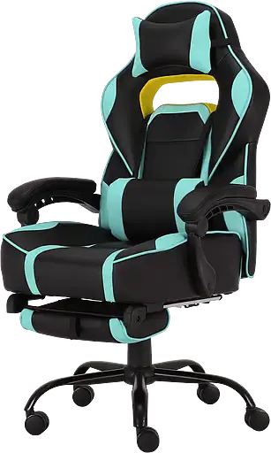 Геймерське крісло GT Racer чорне з ментоловим (X-2748 Black/Mint) - фото 3
