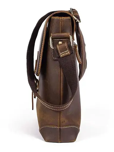 Чоловіча шкіряна сумка Vintage 28х27х5 см sum0012387 - фото 3