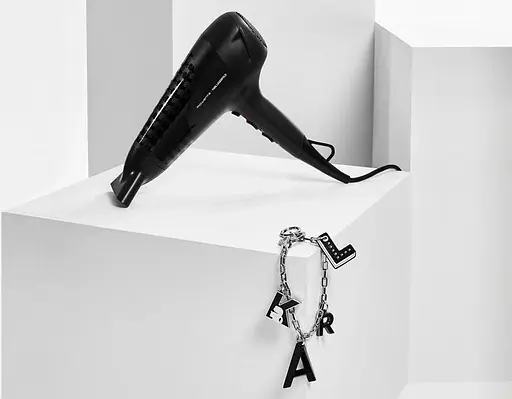 Фен Rowenta Studio Dry x Karl Lagerfeld, 2100 Вт, 3 режима, холодный обдув, черный - фото 4