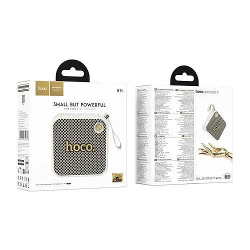 Акустична система Hoco HT1 Marquis sports BT speaker paint білий - фото 4
