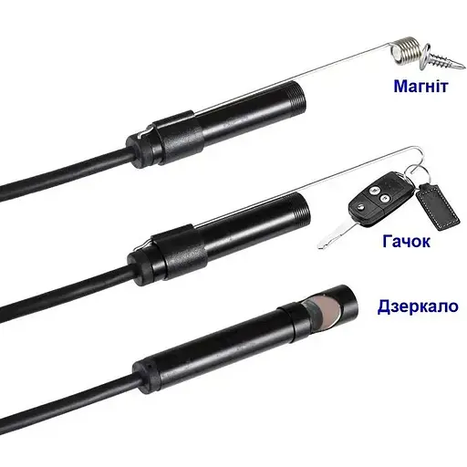 Эндоскоп для смартфона Kerui YPC99-5 метров wifi беспроводной мягкий кабель 8 мм диаметр - фото 6