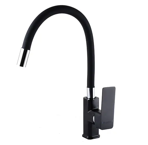 Змішувач для кухні Domino Malibu DMM-203 LR-Black-Black Чорний - фото 2