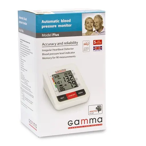 Тонометр Gamma Plus з адаптером автоматичний на плече