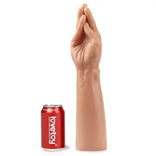 Рука для фістингу Lovetoy King Size Realistic Magic Hand 35 см тілесний - фото 7