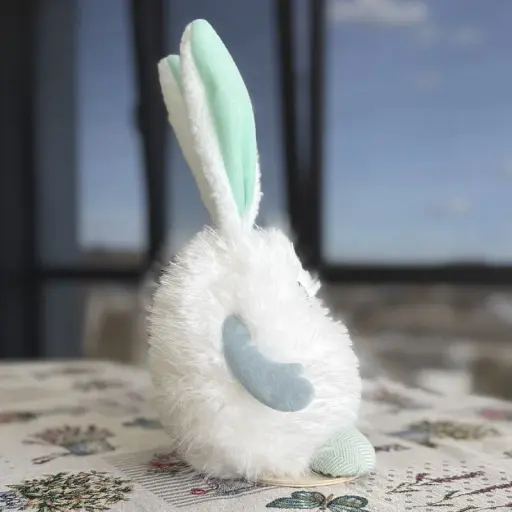 Великодній зайчик "Світлий пух" білий малий MIS LT - фото 2