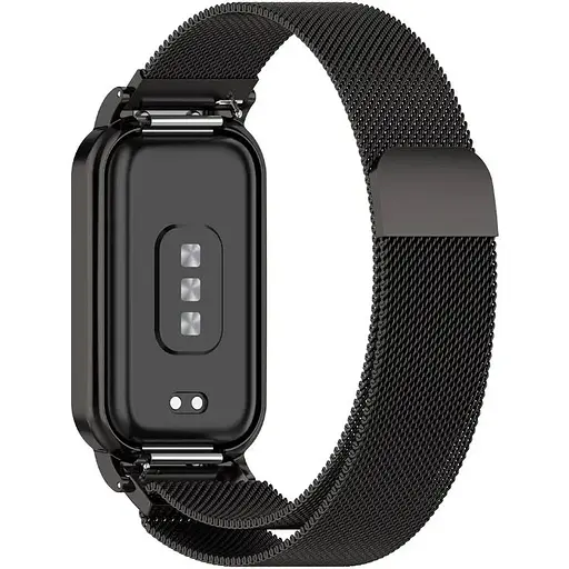 Ремінець DK CDK Metal Milanese Loop Magnetic для Xiaomi Mi Band 8 Active (016244) (black) - фото 2
