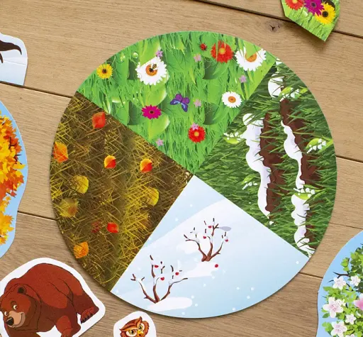 3D дерево-макет. Пори року. 8 ігор! - фото 2