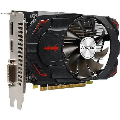 Видеокарта Arktek AMD Radeon RX 550 4Gb (AKA550D5S4GH1) (GDDR5, 128 bit, PCI-E 3.0 x16) - фото 2