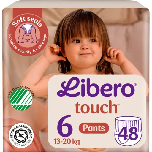 Підгузки-трусики Libero Touch Pants 6 (13-20 кг), 48 шт.