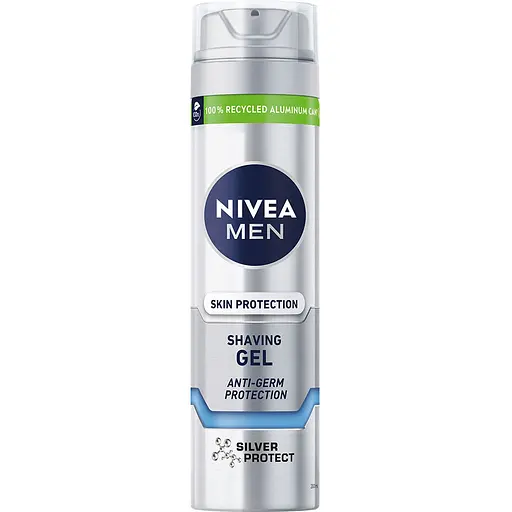 Гель для бритья NIVEA MEN Серебряная защита 200 мл - фото 1