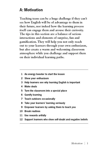 Herbert Puchta’s 101 Tips for Teaching Teenagers - фото 3