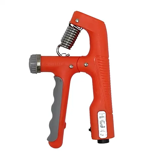 Эспандер кистевой с регулируемой нагрузкой и счетчиком MS 4219(Orange) 10-100 кг