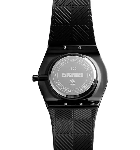Наручний кварцовий годинник Skmei 1509 Чорний - фото 5