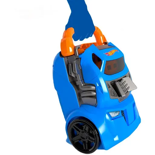 Портативный трек-контейнер Hot Wheels с 4 параллельными дорожками (HWCC14) - фото 2