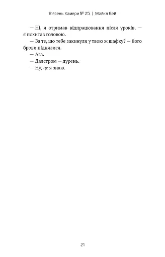 Майкл Вей. В'язень Камери №25. Книга 1 - фото 17