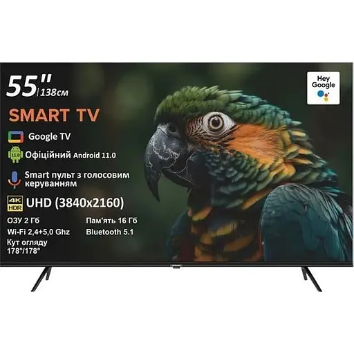 LED-телевизор PRIME Technics PT 55U14SG11FR
