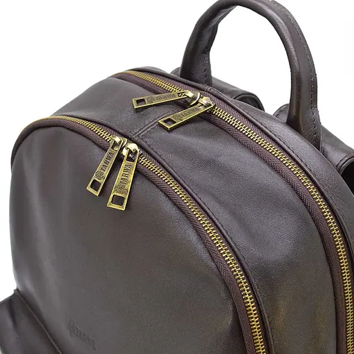 Кожаный мужской рюкзак TARWA 40х31х13 см sum0026143 - фото 5