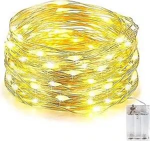 Светодиодная гирлянда Sun Lamp Капля Росы 200 LED  20м теплый белый свет оптом - фото 2