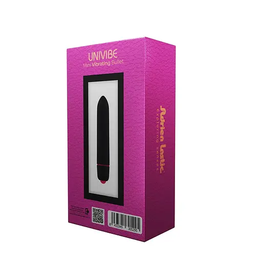 Вібратор для клітора Adrien Lastic Univibe 9 см чорний - фото 4