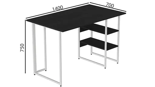 Комп'ютерний стіл Кевін 75x140x70 білий ДСП Сосна Кембра 32мм FRD-101296 - фото 3