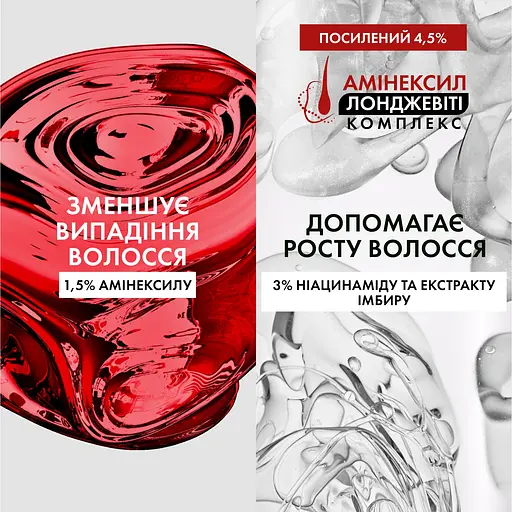 Сироватка Vichy Dercos Aminexil Clinical Regen Booster для відновлення густоти та боротьби з випадінням волосся 90 мл + набір засобів для догляду волосся - фото 4