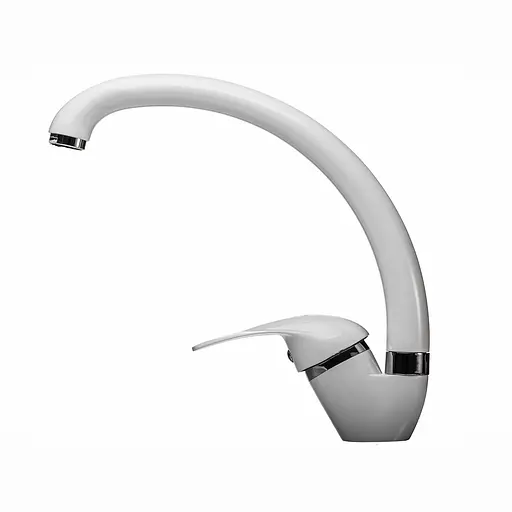 Смеситель для кухни EcoMix GEZ-White-103S Белый - фото 1