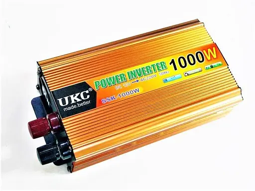 Универсальный автомобильный инвертор UKC 12V/220V 1000W преобразователь напряжения - фото 4