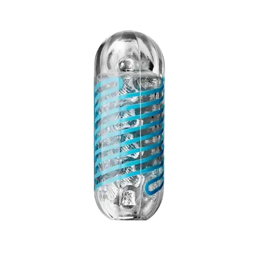 Мастурбатор Tenga Spinner Tetra голубой - фото 2