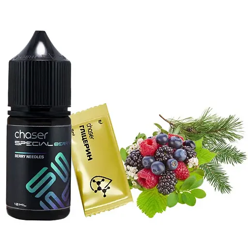 Набор компонентов для самозамеса солевой заправки CHASER Special Berry 30 мл BERRY NEEDLES Лесные Ягоды Сосна, 0-50 мг (18042)