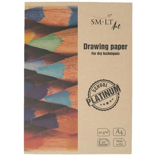 Папка для рисунку SM-LT Art Platinum А4 150г/м2 20л - фото 2