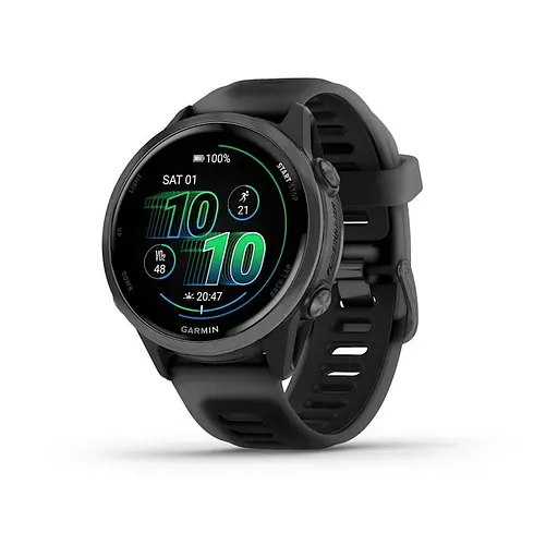 Смарт-часы Garmin Forerunner 570 (42 мм) алюминиевый безель сланцево-серый с черным ремешком - фото 2