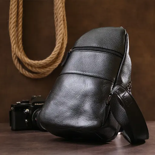 Чоловіча шкіряна сумка Vintage 17х31х7 см sum0020291 - фото 7