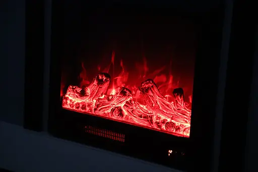 Електричний камін Elizabet White Bluetooth звук потріскування дров 1500Вт (10080128) - фото 8