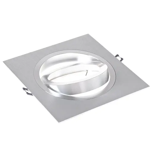 Светильник врезной поворотный Brille HDL-DT 104/1 Aluminium G53 162353 - фото 4