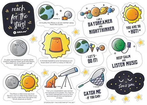 Карта звездного неба 1DEA.me "Старая map of the sky" (13033) - фото 3