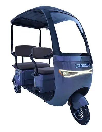 Электроскутер Трехколесный Crosser TR7 VAGON (1000W, 72V,24Ah) Хамелеон - фото 2