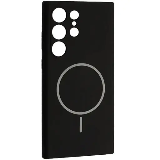 Чохол DK Silicone Luxury with MagSafe для Samsung Galaxy S23 Ultra Black [132250]