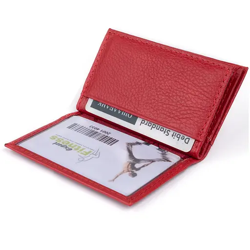 Женский кожаный кошелек-визитница ST Leather 10х6.5х1 см acs0015962 - фото 4