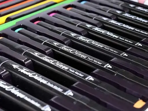 Набор для детского творчества и рисования Inspire Children в алюминиевом чемоданчике 48 предметов - фото 5