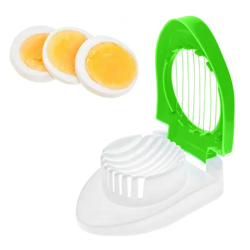 Яйцерізка овочерізка для нарізування слайсами, соломкою й кубиками яєць овочів грибів MagicKitchen, Kitchen Master Салатовий 85070 - фото 3