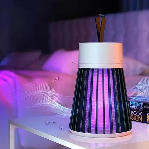 Лампа от комаров Electric shock BG-002 уничтожитель насекомых с аккумулятором 20-50 м² 12 часов работы зеленая - фото 7