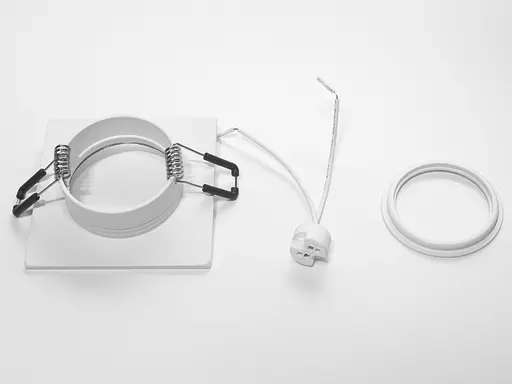 Чудовий, високоякісний точковий світильник серія "Аluminium", білого кольо. - фото 3