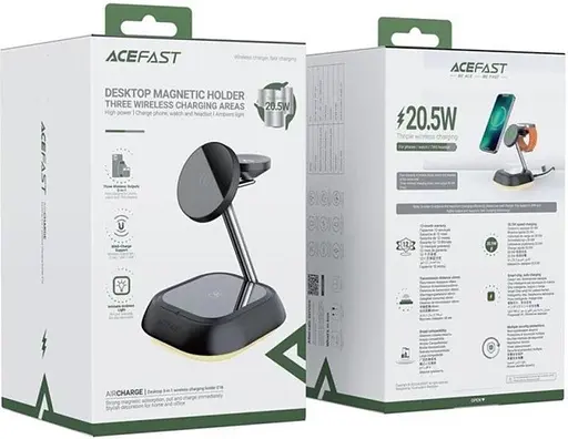 Док-станція Acefast E16 Desktop 3-in-1 Black (AFE16B) - фото 2