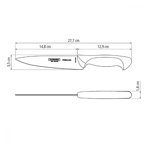 Набор ножей из 3 предметов Tramontina Premium 24499/811 - фото 2