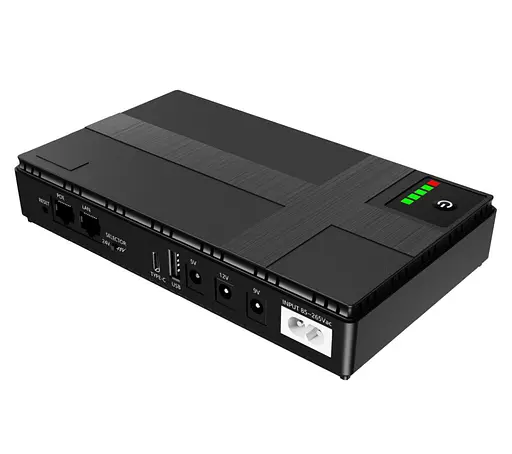 UPS ДБЖ безперебійне живлення для роутера/терміналу ONU YEPO DC 5-9-12V LiFePO4 12000 mAh 36 Вт - фото 1