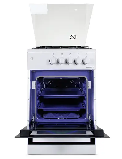 Плита газова Artel APETITO 50 10-G WHITE - фото 2