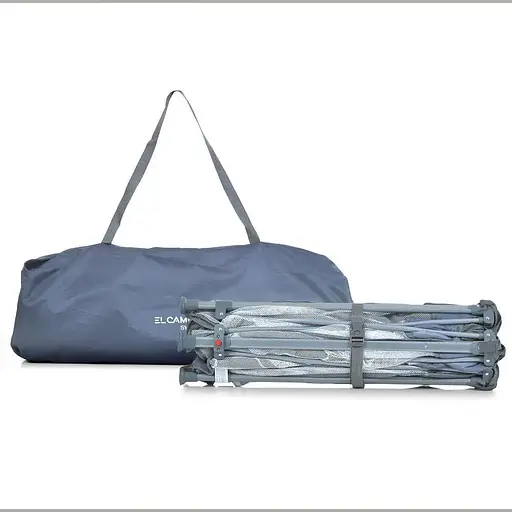 Манеж El Camino ME 1195 SWIFT 6 шестиугольный с мягким матрасом серый - фото 4